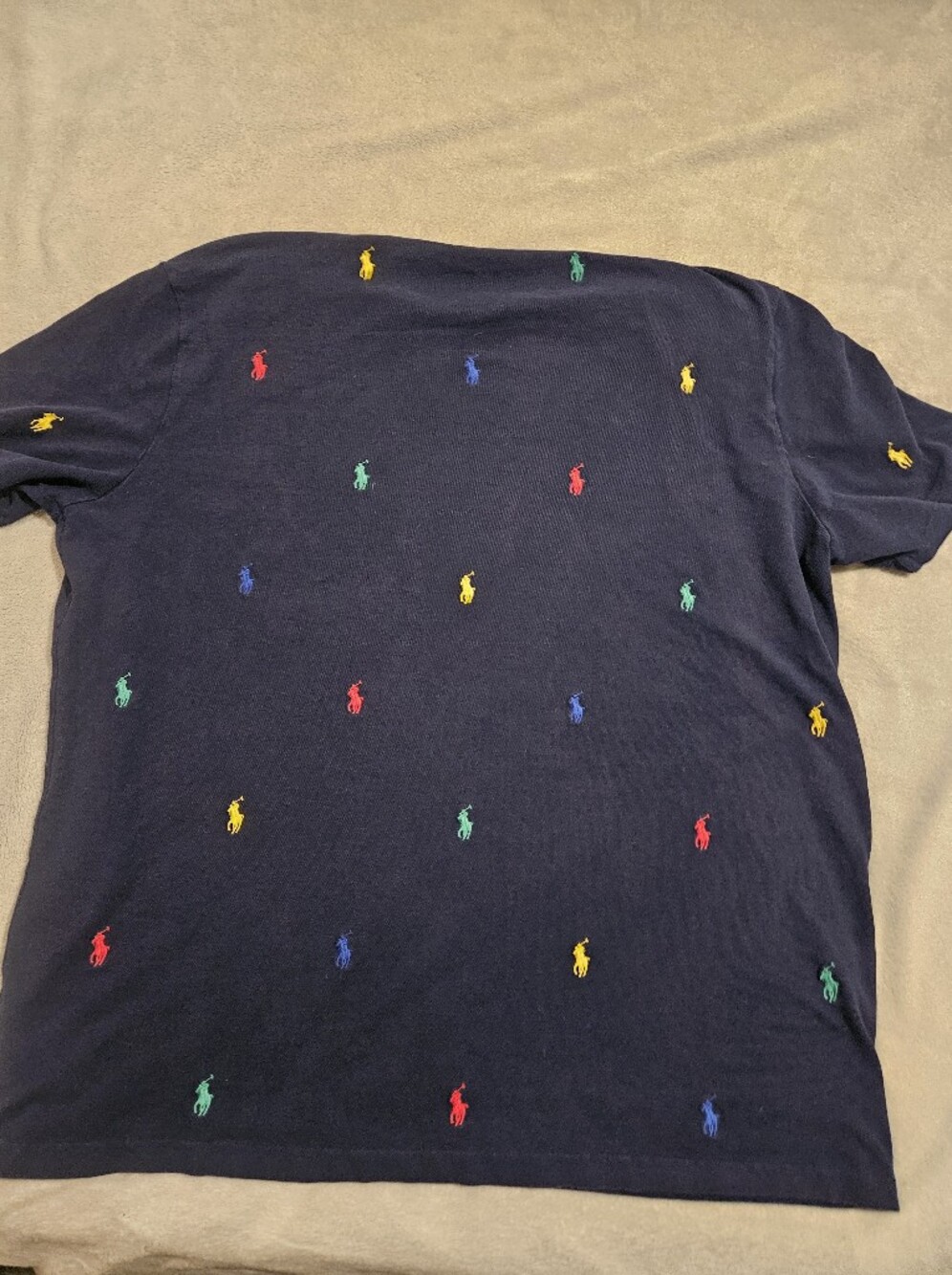Polo Ralph Lauren Men’s Multi-Pony T-Shirt – Navy – Size 3XLT